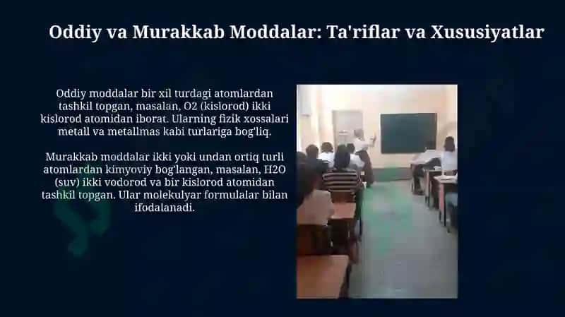 Oddiy va murakkab moddalar 3