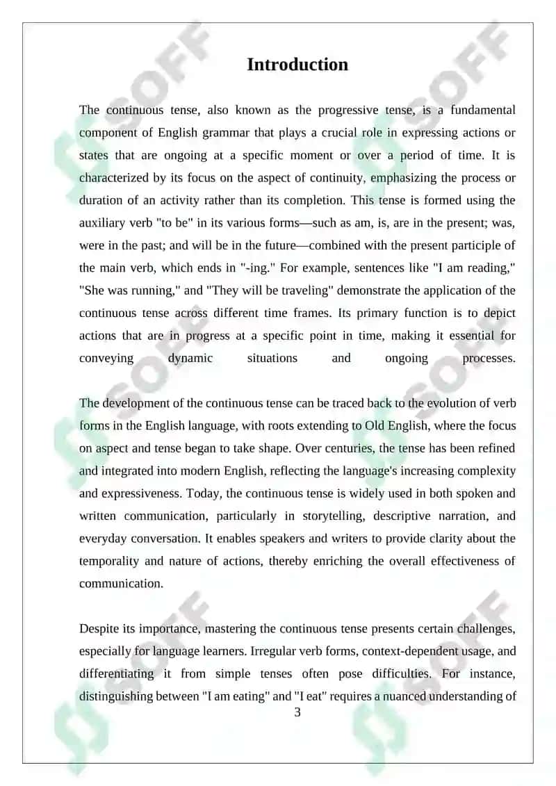 Continuous Tense 3