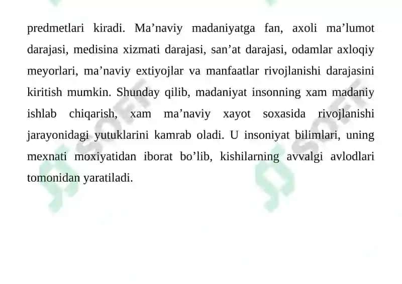 Menejment madaniyat tushunchasi va uning darajasi 3