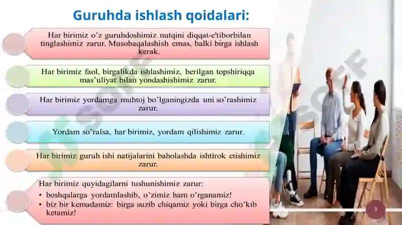 BIRINCHIKURS MAKTABI TRENINGI 3