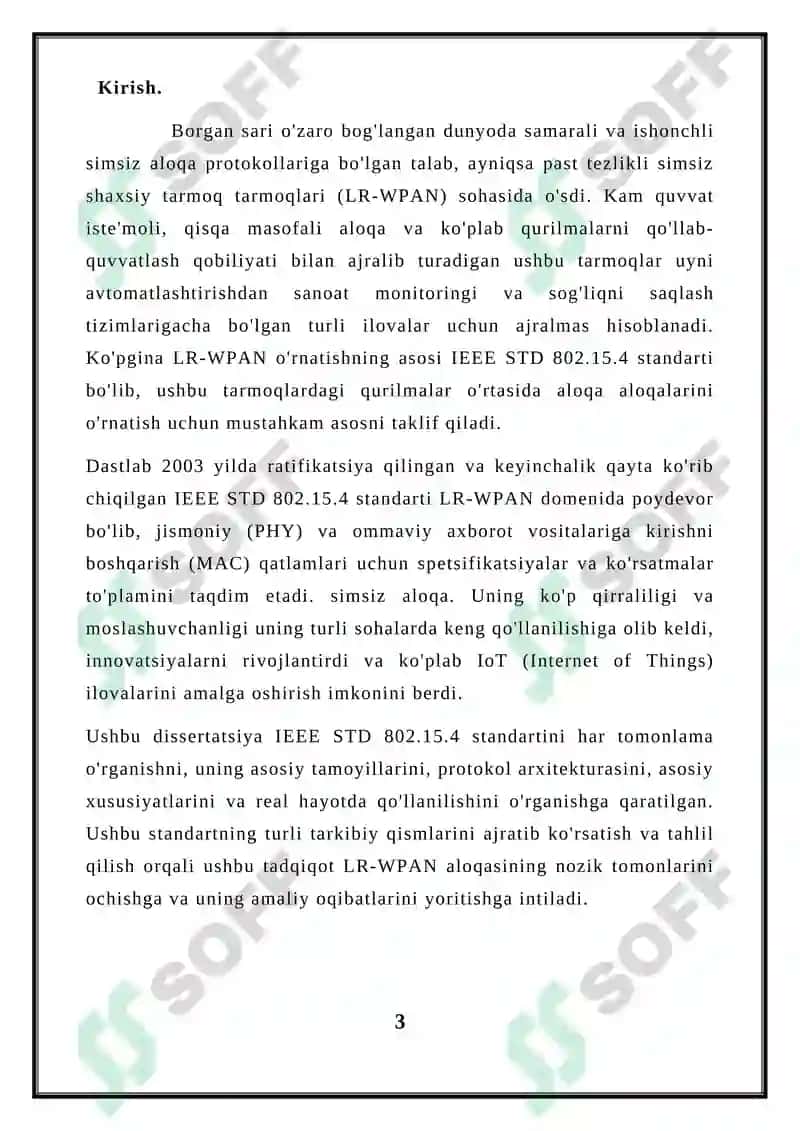 IEEE STD 802.15.4 STANDARTI 3