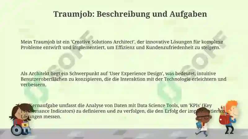 Mein Traumjob: Eine Vision 3