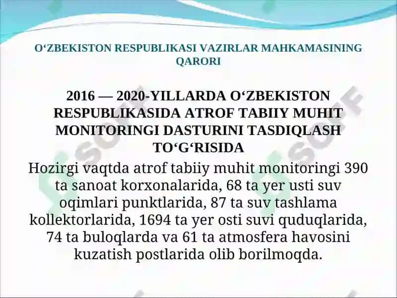 Atrof Tabiiy Muhit Monitoringi Dasturi 3