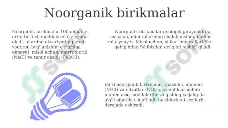 Kimyoviy birikmalarning eng muhim sinflari 3
