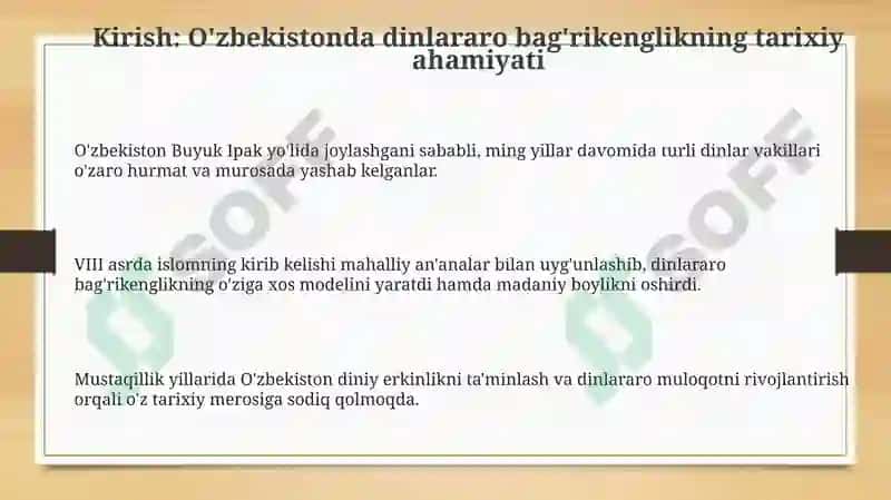 Diniy bag'rikenglikning tarixiy ildizlari va rivojlanishi 3