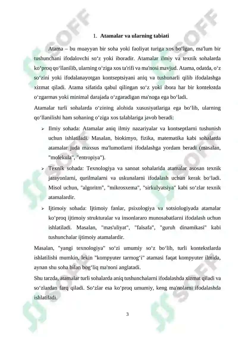 Atamalar va ularning vujudga kelishi 3