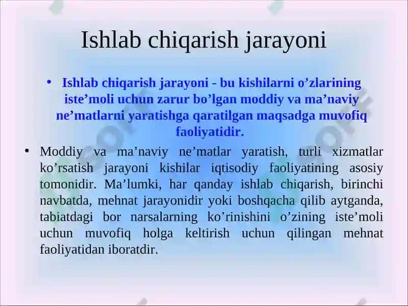 Ishlab chiqarish jarayoni audit 3
