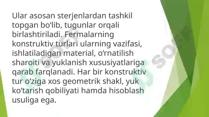 Fermalarni hisoblash usullari 3