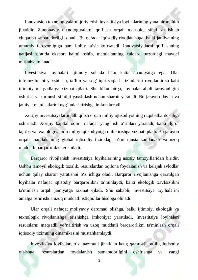 Investitsiya loyihalarining moliyaviy va iqtisodiy samadorligini baholash 3
