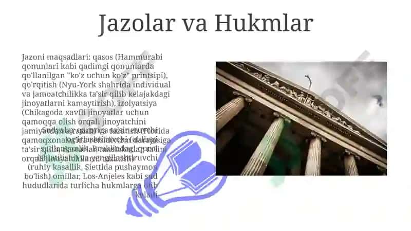 Jinoyat qonuni tushunchasi va moxiyati 3