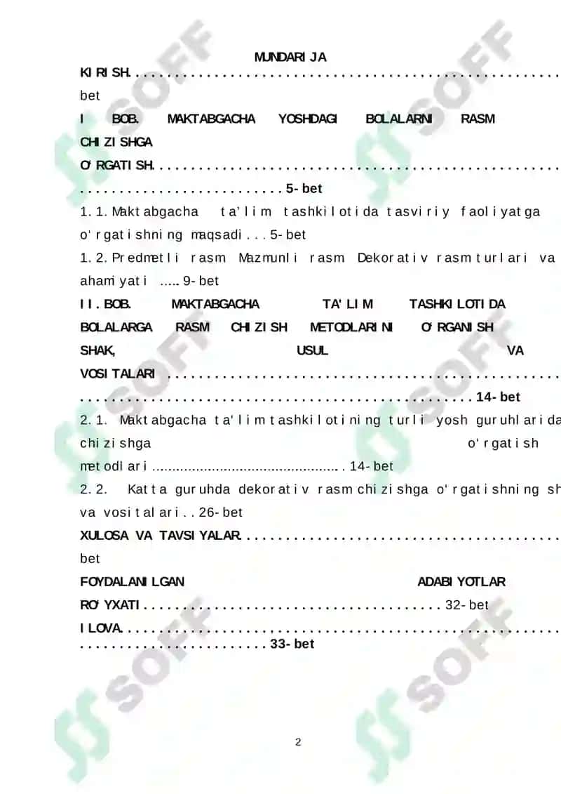 MAKTABGACHA YOSHDAGI BOLALARNI RASM CHIZISHGA OʻRGATISH 3
