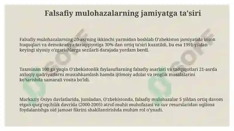Falsafaning jamiyatdagi ro'li yoki amaliy falsafa 3