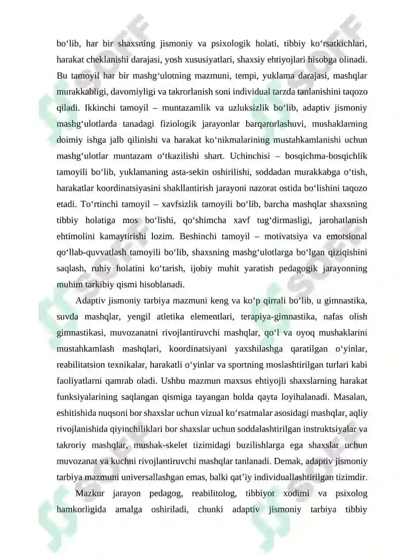 Adaptiv jismoniy tarbiya bo‘yicha o‘rganish usullari 3