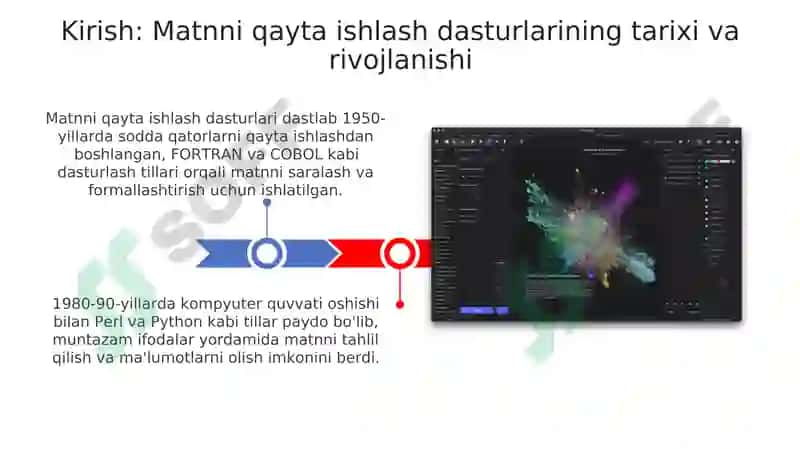 Matnli ma’lumotlarni qayta ishlash dasturlarining imkoniyatlari 3