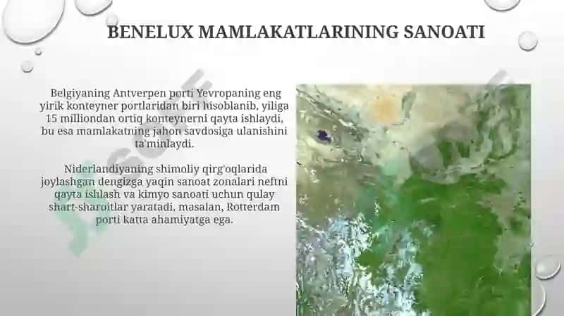 Benolyuks mamlakatlariga iqtisodiy geografik tassifi 3