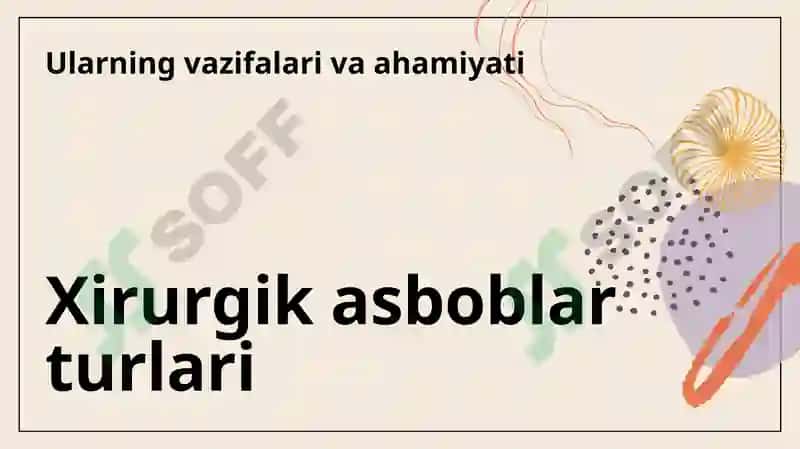 Xirurgik asboblar, sterilizatsiyasi. Iplar sterilizatsiyasi. 3
