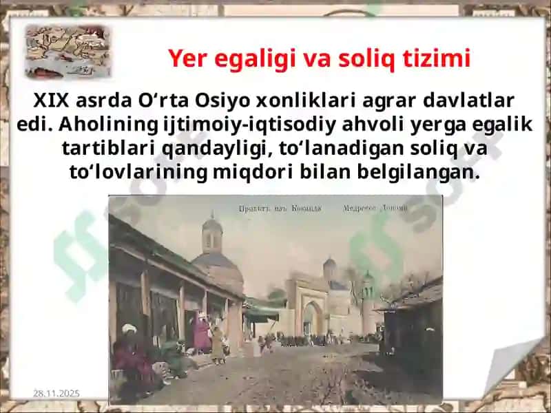 Turk Xoqonligi davrida madaniy hayot hunarmandchilik va savdo sotiq 3