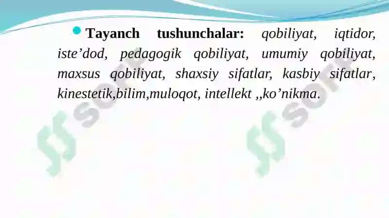QOBILIYAT VAPEDAGOGIK QOBILIYATHAQIDA TUSHUNCHA 3