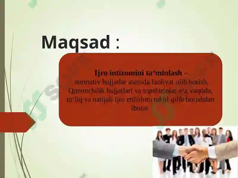 Ijro intizomini ta‘minlash jarayoni 3