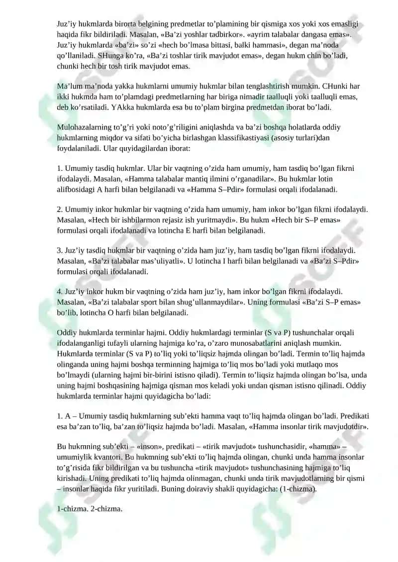 Hukm- tafakkur shakli sifatida 3