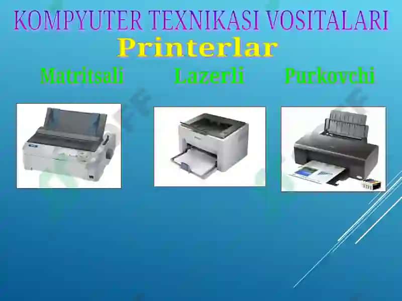 KOMPYUTER TEXNIKASI VOSITALARI 3