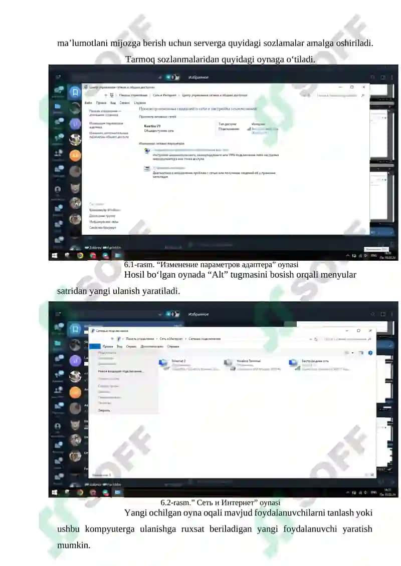Windows OT da VPN tarmog‘ini sozlash 3