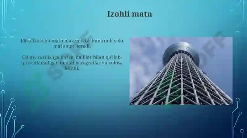 Matn turlari va tarkibi 3