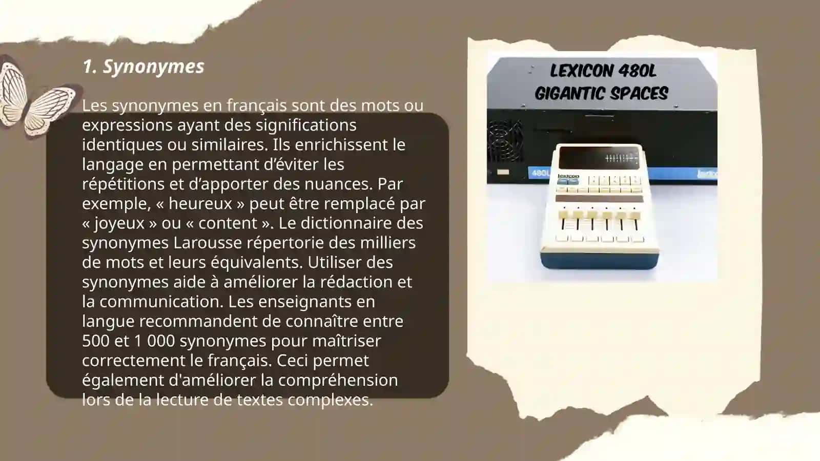 Synonymes en français 3