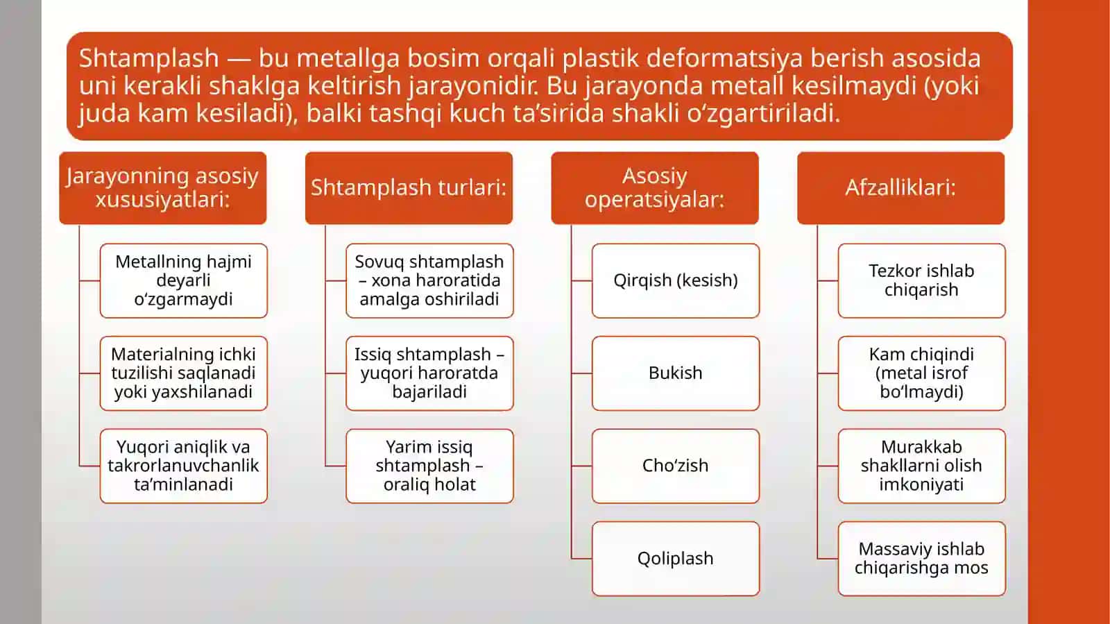 Metallarga bosim ostida ishlov berish fanidan TAQDIMOTI 3