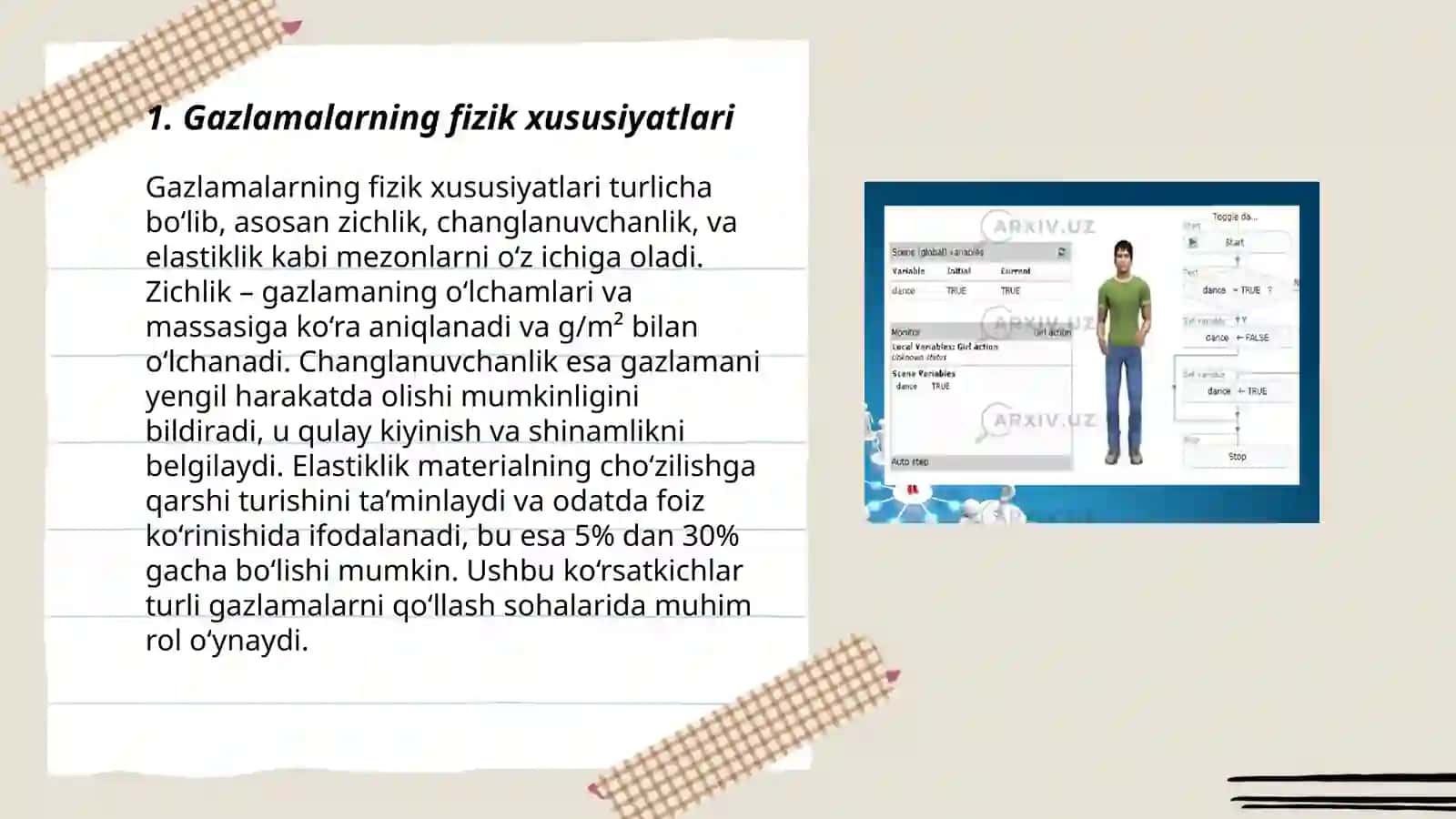 Gazlamalarning fizik,mexanik va texnologik xoaasalari 3