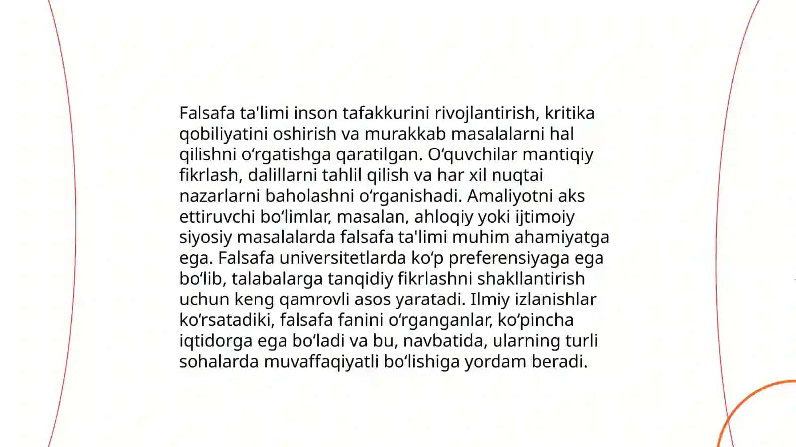 Falsafa fanining asosiy maqsadi va bolgusi pedagoglarda o'qitilishining nazariy-amaliy ahamiyati 3