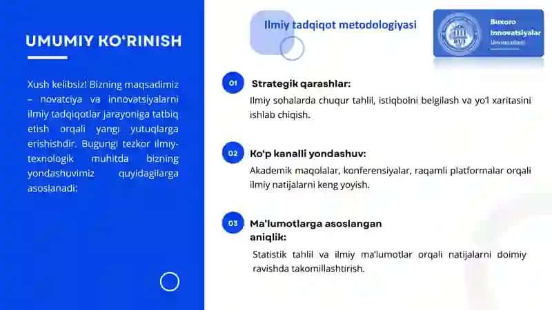 NOVATSIYA VA INNOVATSIYALAR 3