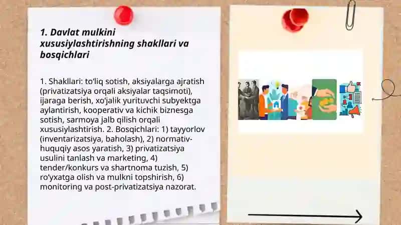 Mulkchilik shakllari o‘zgarishining yo‘llari va usullari 3