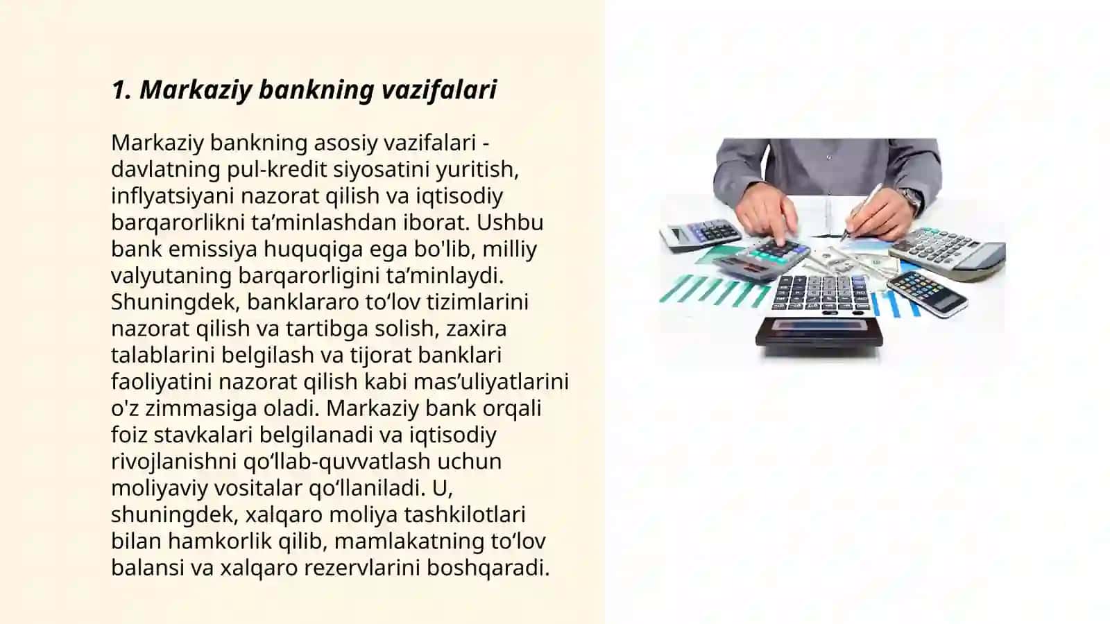 Markaziy va tijorat banklar hamda ularning vazifalari 3