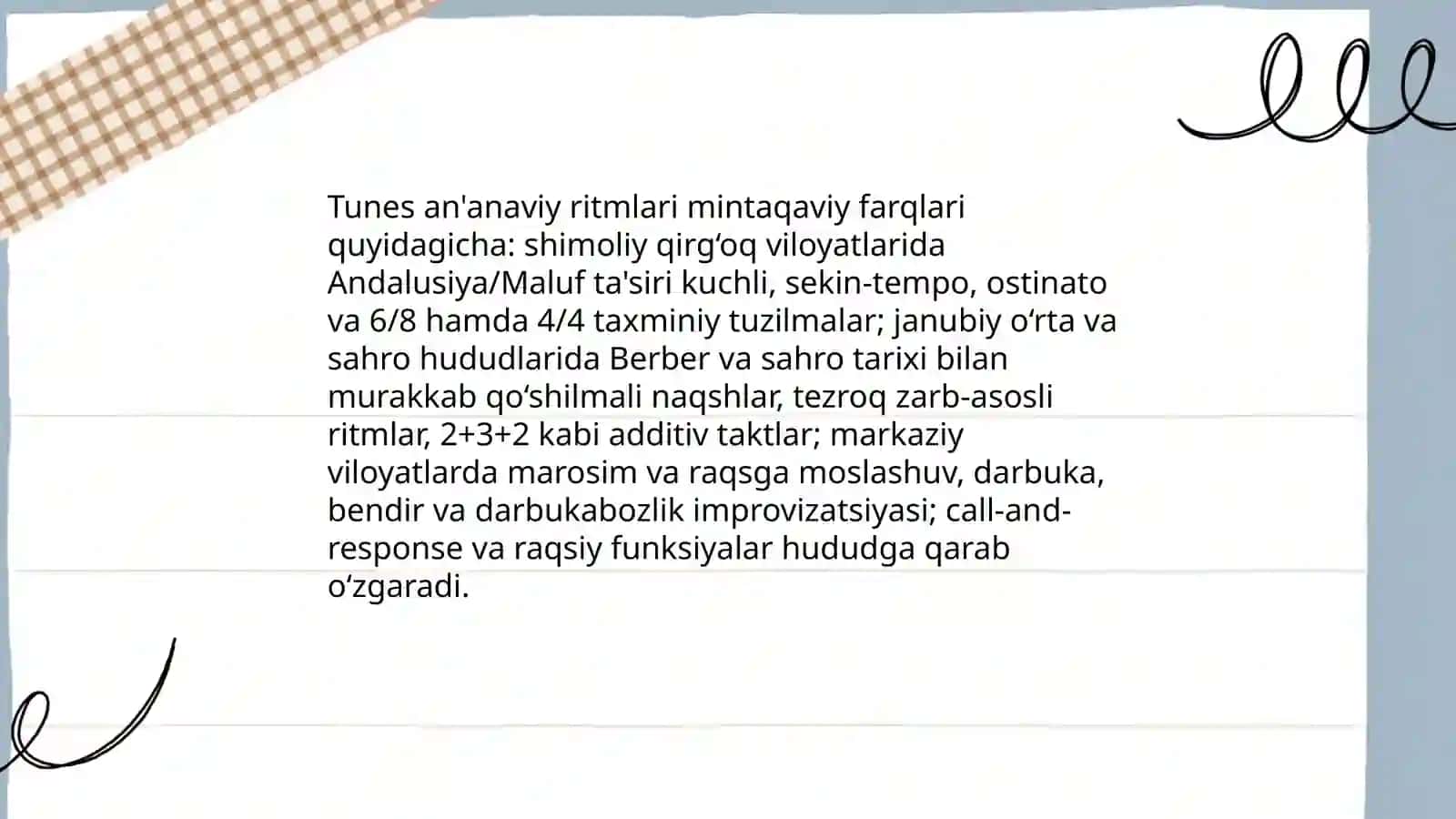 Afrika xalqlari Tunes 3