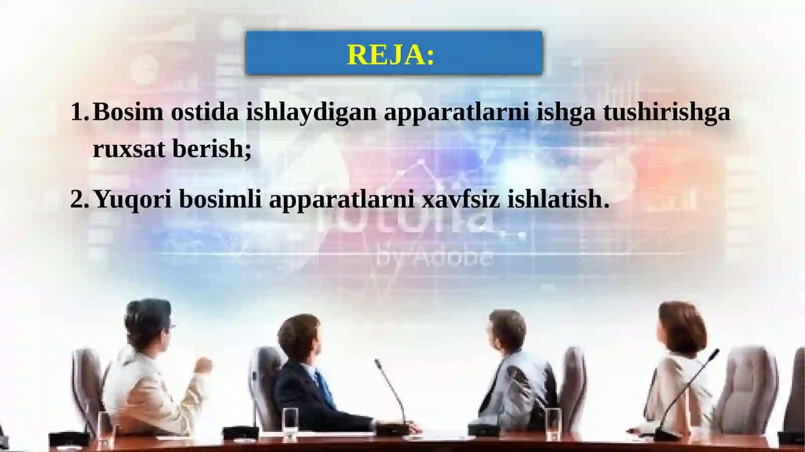 BOSIM OSTIDA ISHLAYDIGAN APPARATLARNI TEXNIK KO‘RIK VA SINOVDAN O‘TKAZISH 3