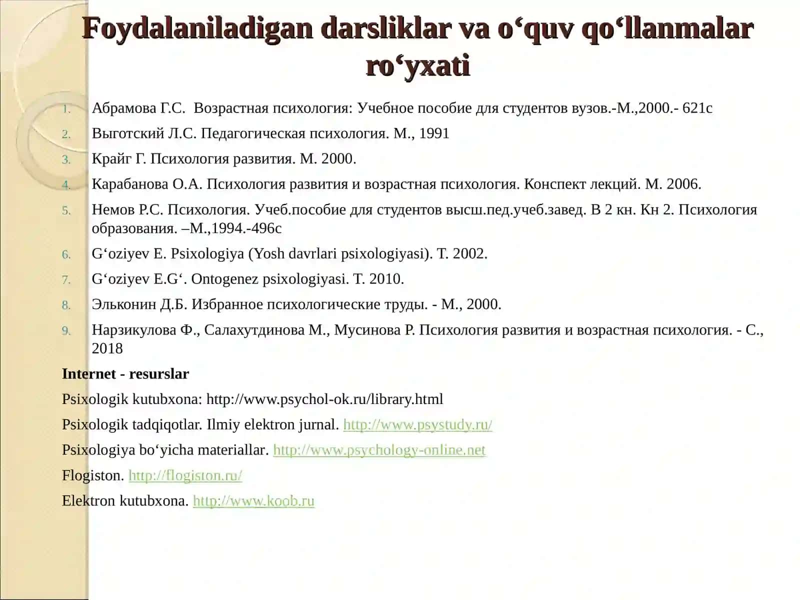 Yoshpsixologiyasifanining tadqiqot sohasi va muammolari 3