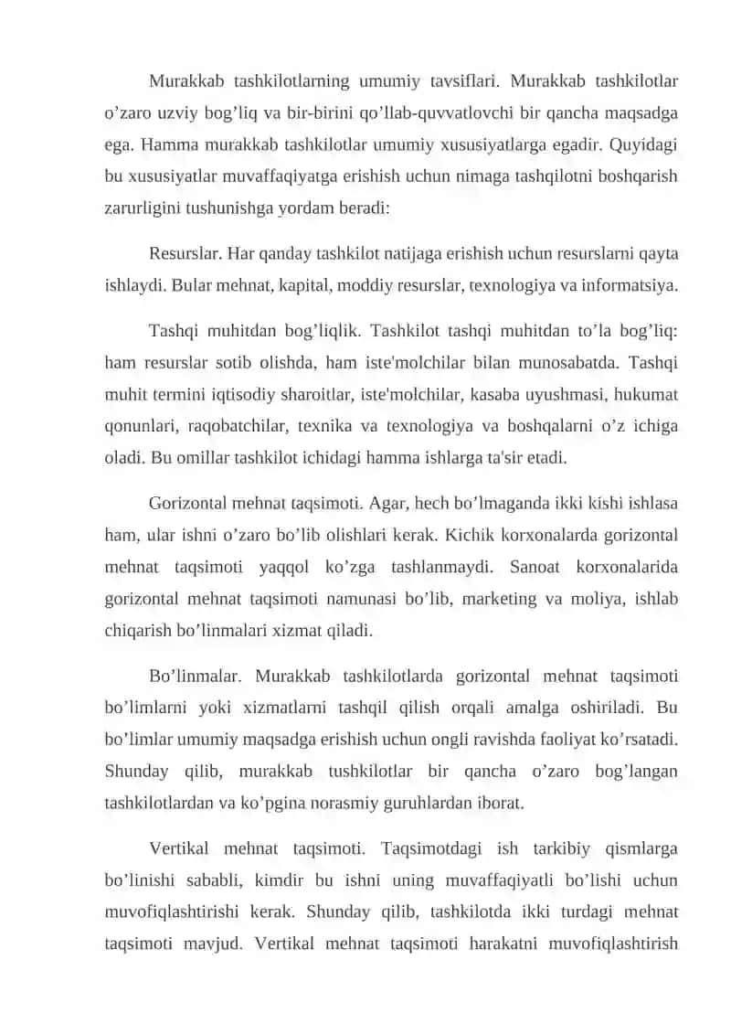 Tashkilotlar rivojlanishidagi zamonaviy tendensiyalar 3
