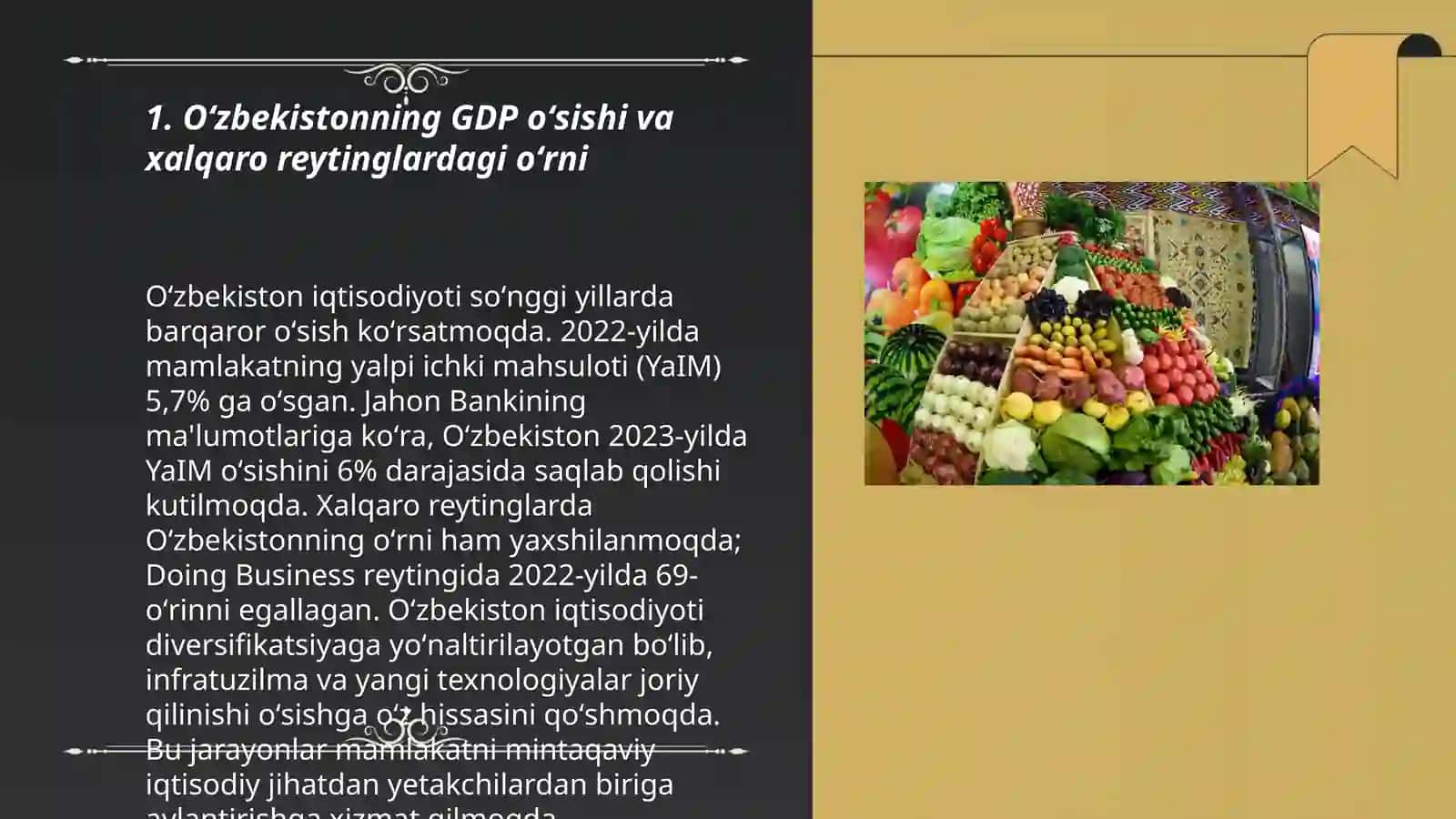 O'zbekistonni halqaro reytinglardagi ko'rsatkichlarini tarixiy va siyosiy ahamiyati 3