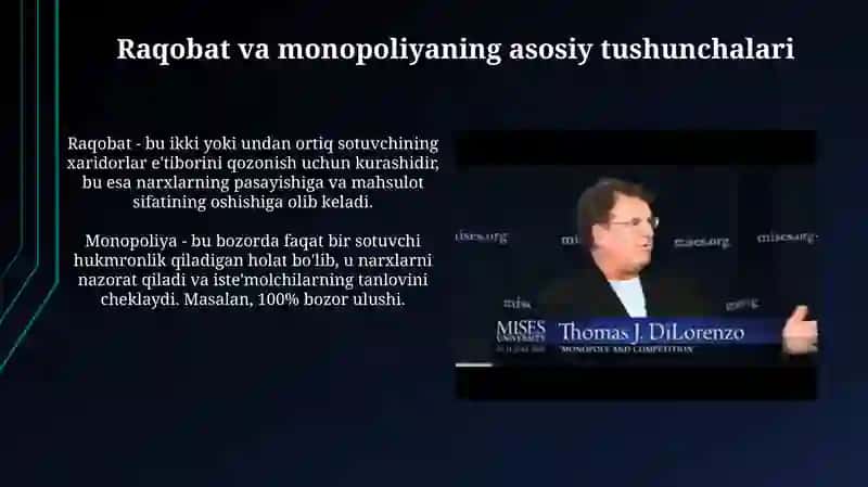 Raqobat va Monopoliya 3