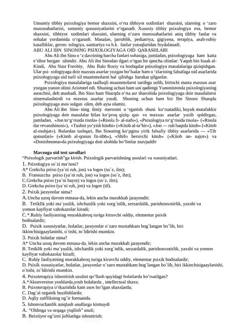 Tibbiy psixologiya fani haqida tushuncha. O‘zbekistonda shaxslar aro munosabatlarning o‘ziga xosligi. Tibbiy psixologiyaning axamiyati. Tibbiy psixologiyaning obyektlari va qamrovi 3