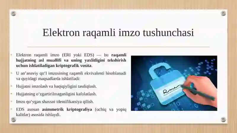 Xorijiy davlatlarning elektron raqamli imzo algoritmlari tahlili. 3