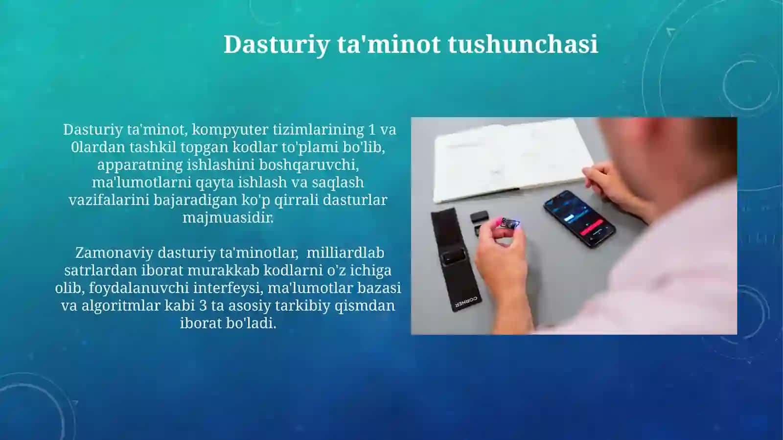 Dasturiy ta'minot 3