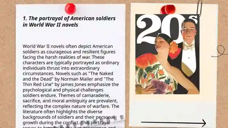 The Theme of World War II in American Literature 3