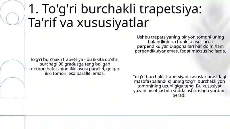 Egri chiziqli trapezoidning maydoni 3