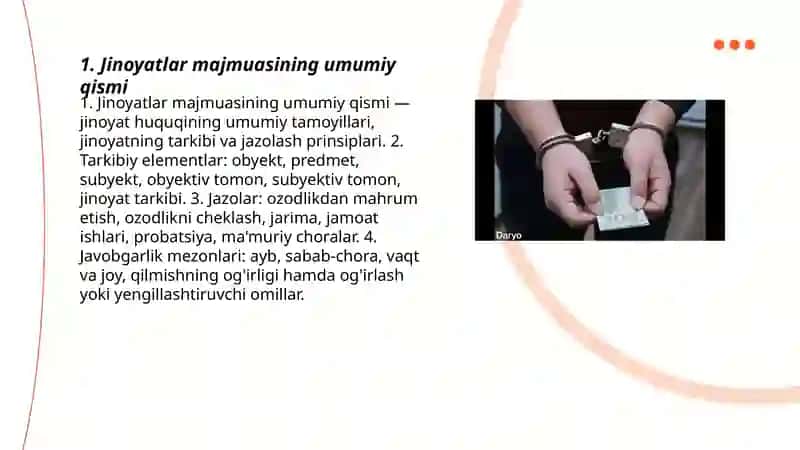 Jinoyatlar majmui 3