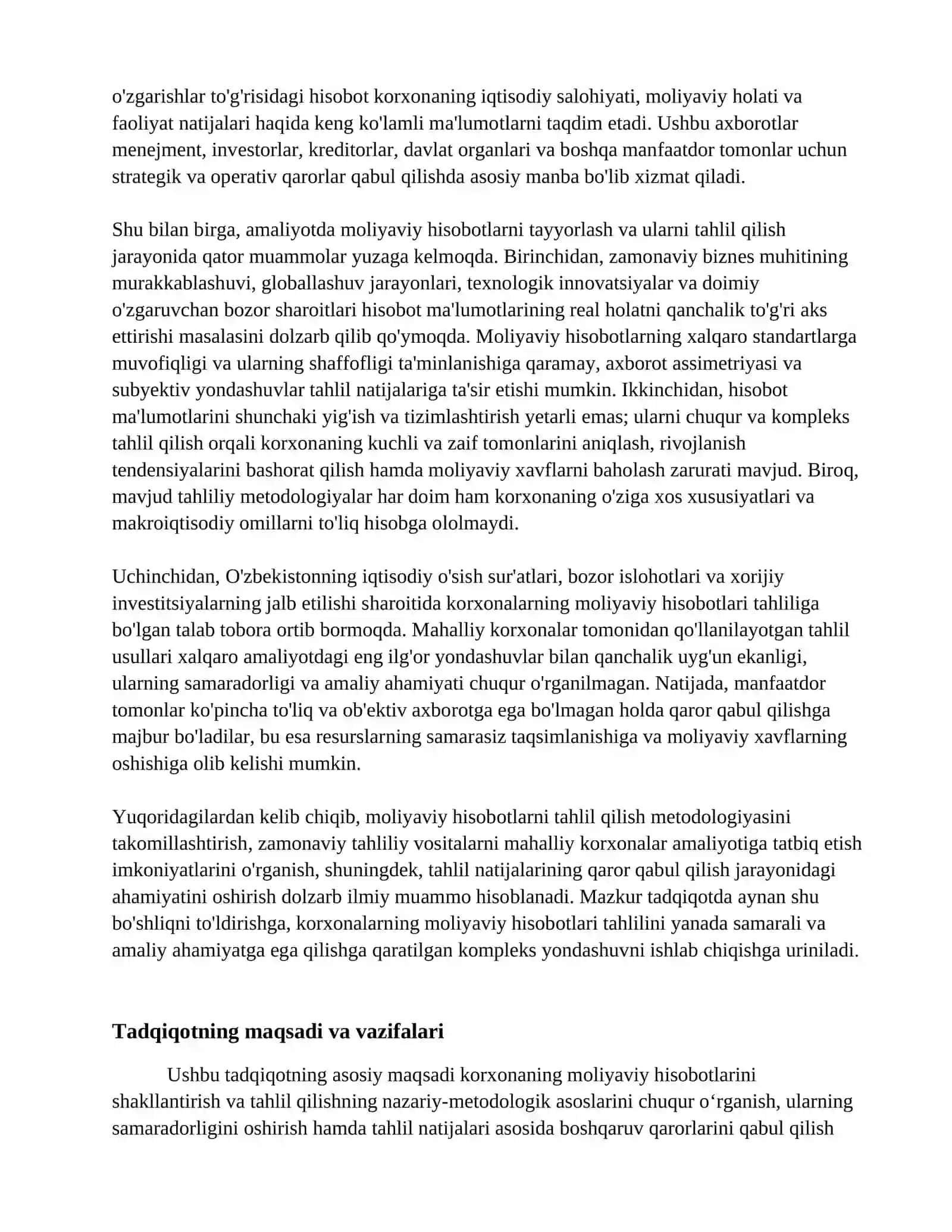 korxonaning moliyaviy hisobotlari va ularning tahlili 3