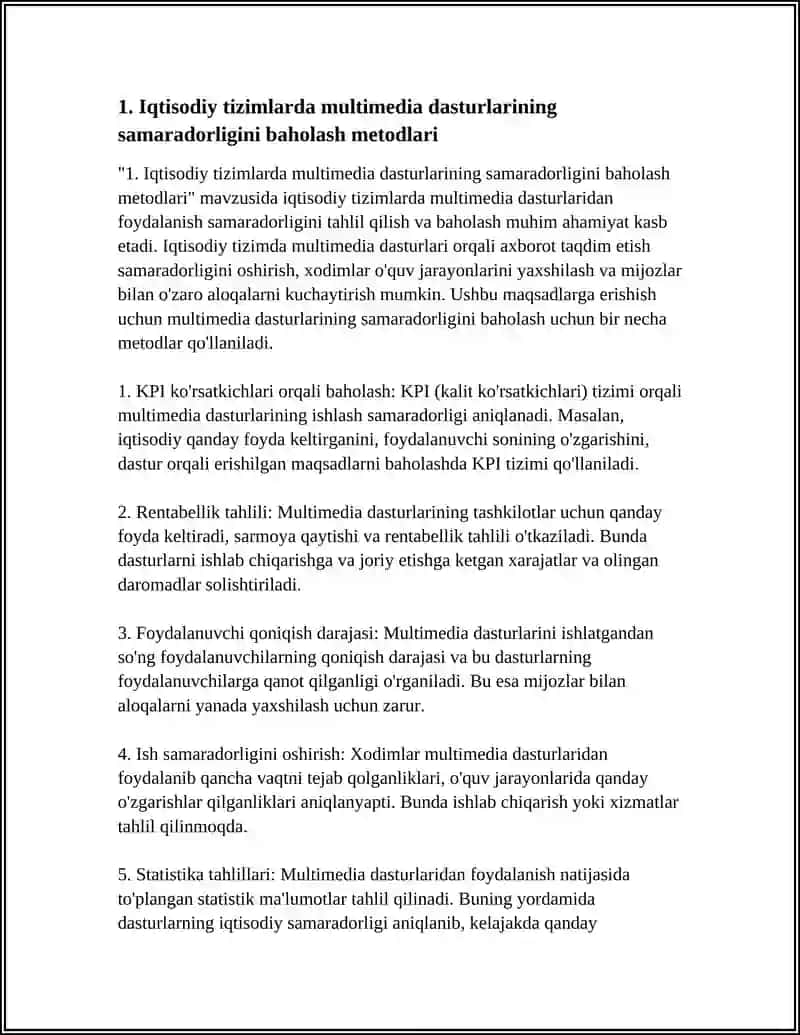 IQTISODIY TIZIMLARDA MULTIMEDIA DASTURLARIDAN FOYDALANISH TEXNOLOGILARI 3