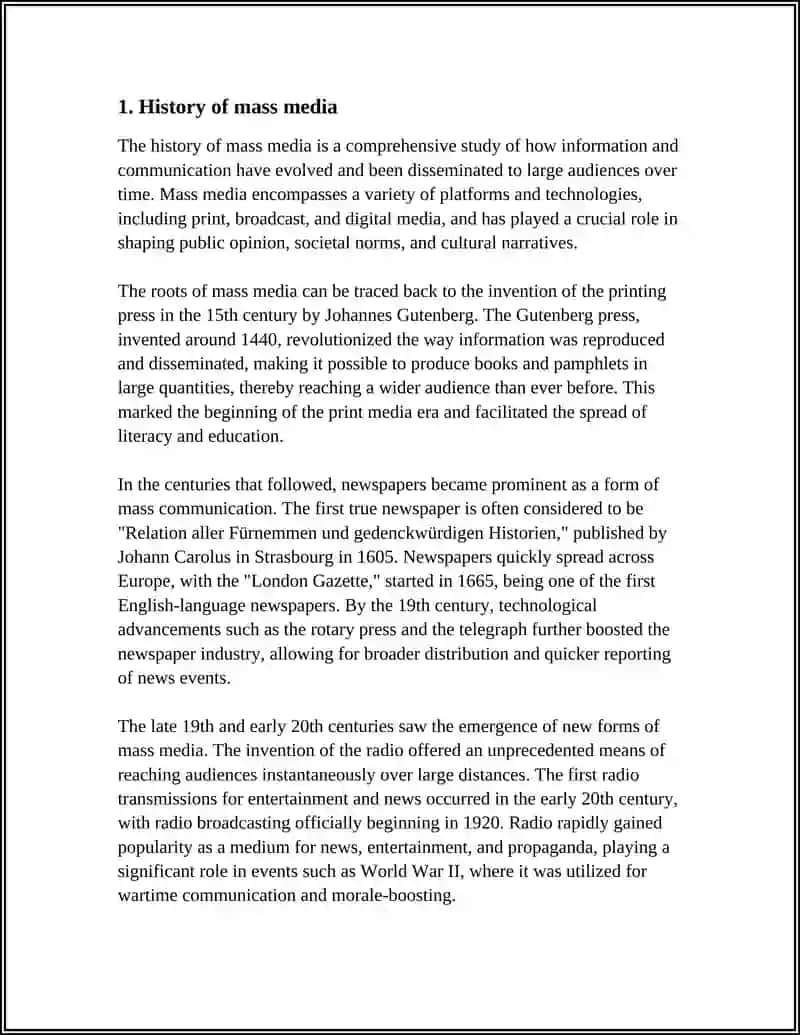 History of Mass Media 3