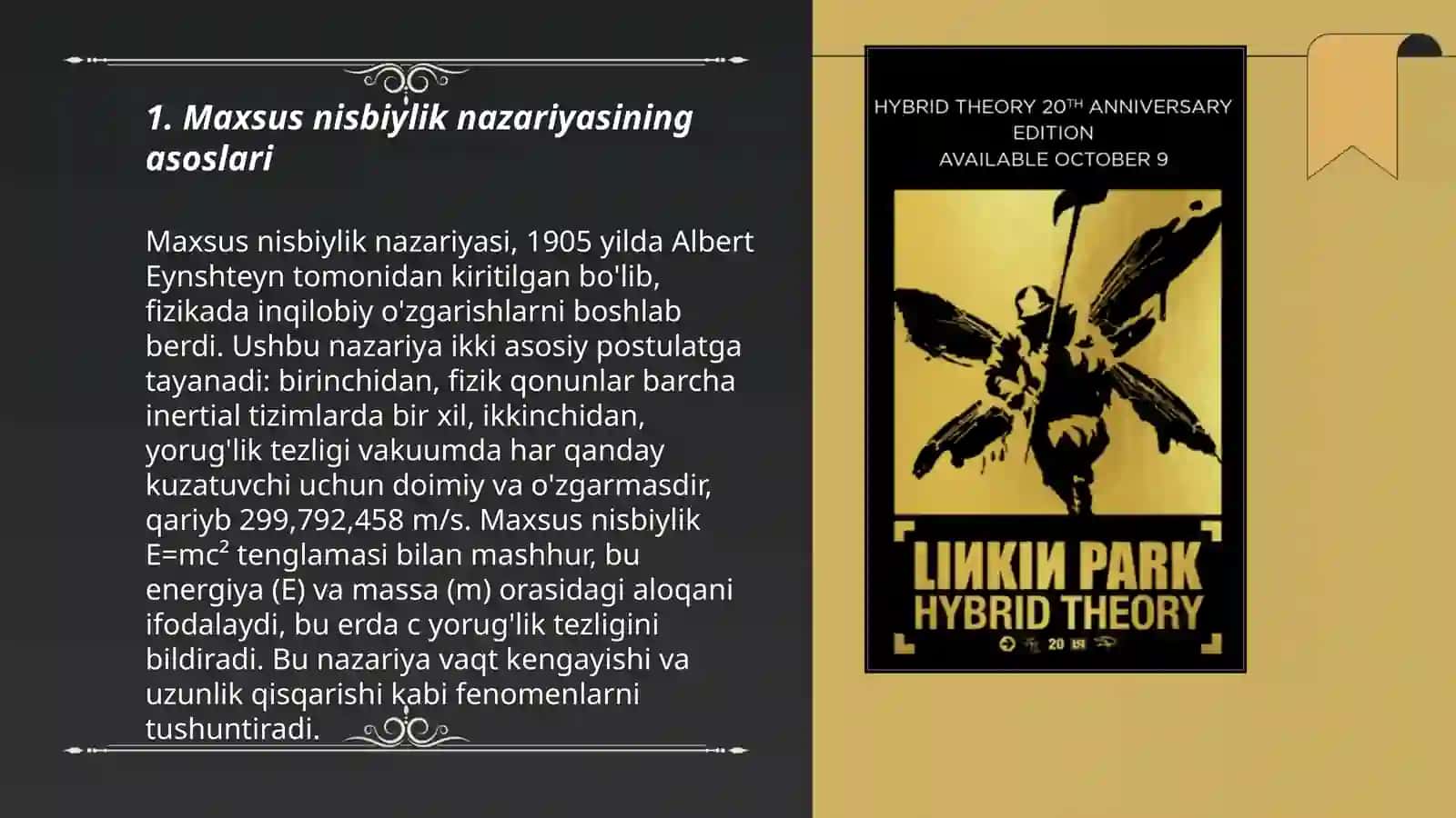 Maxsus nisbiylik nazariyasi 3